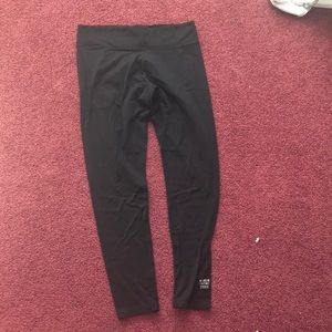 Large VS. Pink leggings.